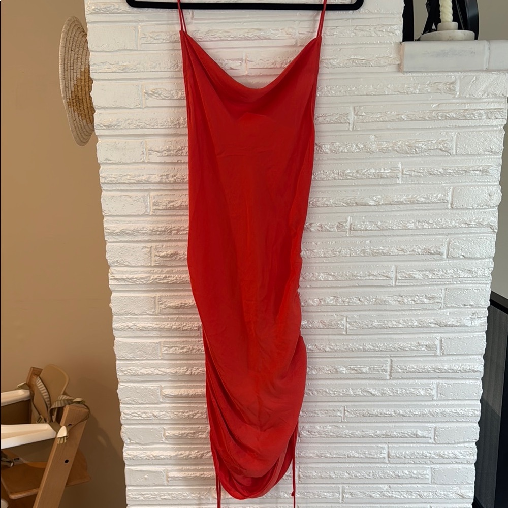 Free People Vibrant Red Dress